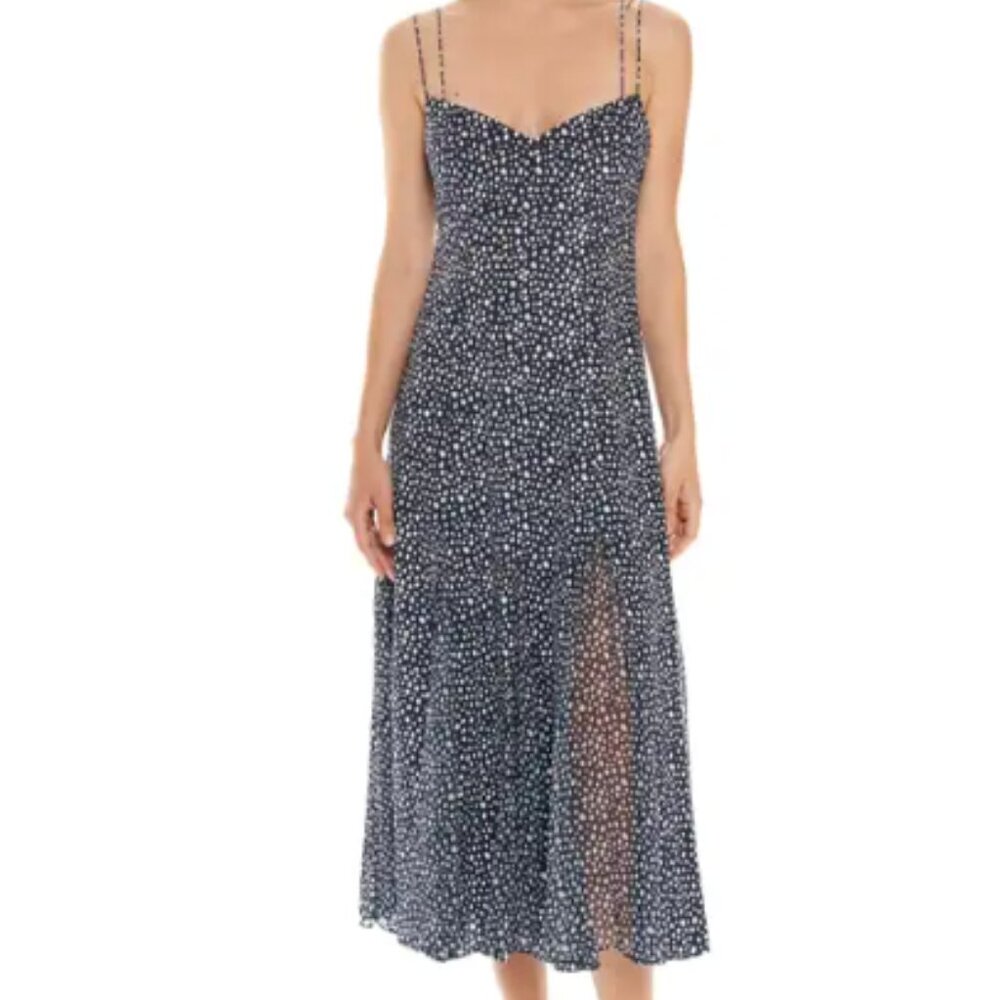 La Ligne Luca Print Silk Maxi Dress